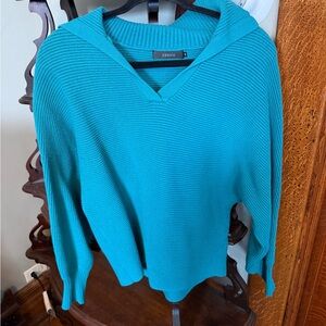 Zesica Women's Teal Sweater